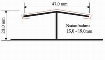 H-Profil Verbindungsprofil