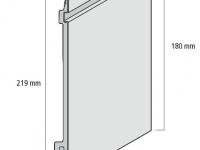 Silver Grey FS-201 Single Paneel