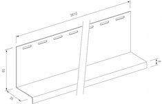 Tropfkantenprofil SV -16