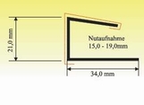 U-Profil Abschlußprofil Innenecke